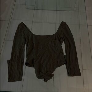 Lululemon Olive Long Sleeve Top